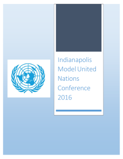 Indianapolis Model United Nations Conference 2016