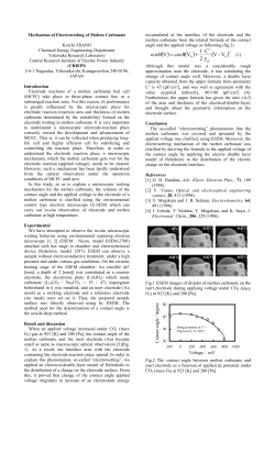 Mechanism of Electrowetting of Molten Carbonate