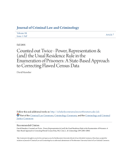 Power, Representation - Scholarly Commons