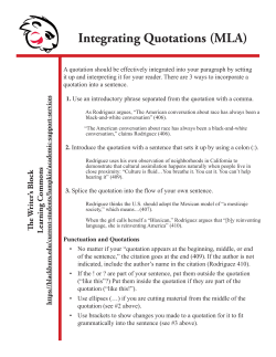 Integrating Quotations (MLA)