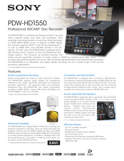 PDW-HD1550
