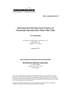 Structural and Sub-Structural Features of Chemically