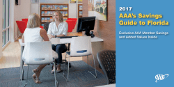 AAA`s Savings Guide to Florida - AAA Mid