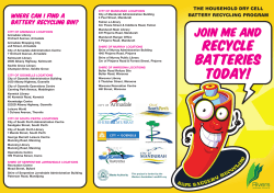 Dry-Cell Battery Recycling brochure here