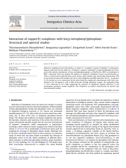 Interaction of copper(II) complexes with bis(p