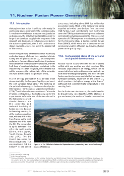 11. Nuclear Fusion Power Generation