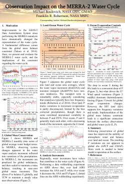 Evaluation of the Relative Contribution of Observing