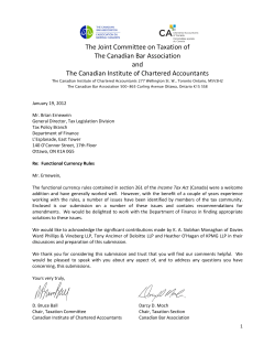 Functional Currency Rules