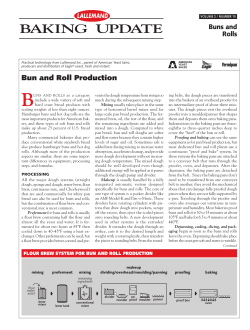 LALLEMAND BAKING UPDATE Buns and Rolls