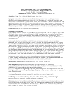 Million Pound Bank Note Lesson Plan