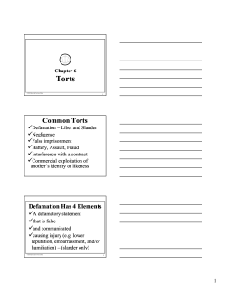 Torts Torts