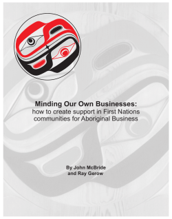Minding our own Businesses Workbook