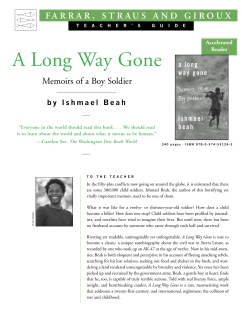A Long Way Gone