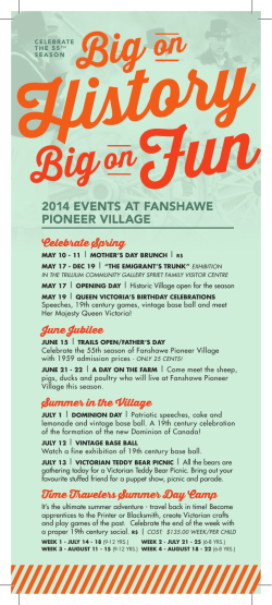 Big on Big onFun - Fanshawe Pioneer Village