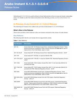 Aruba Instant 6.1.3.1-3.0.0.4_ Release Notes.fm
