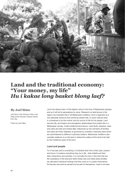 Land and the traditional economy: &ldquo;Your money, my life&rdquo; Hu i