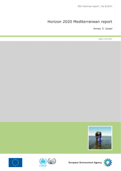 SEIS - Israel Country Report, June 2014