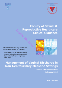 Management of Vaginal Discharge in Non-Genitourinary