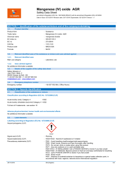 Manganese (IV) oxide AGR