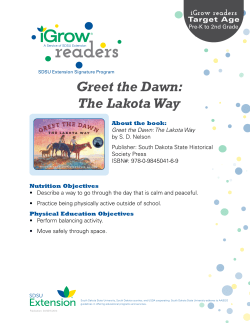 Greet the Dawn: The Lakota Way