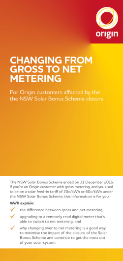 on gross vs net metering and the benefits of net