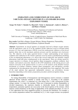 oxidation and combustion of fuel-rich n