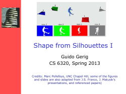 Shape from Silhouettes I
