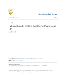 Falkland Islands: Will the Real Owner Please