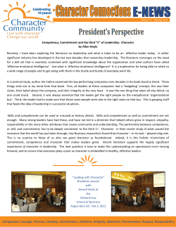 Compassion, Courage, Fairness, Honesty, Inclusiveness, Initiative