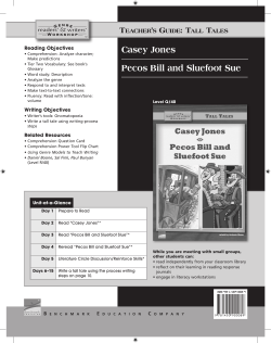 Casey Jones Pecos Bill and Sluefoot Sue