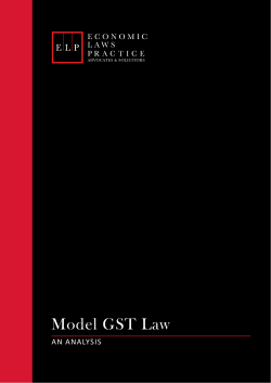 Model GST Law
