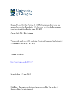 Emergence of Seaweed and Seaweed