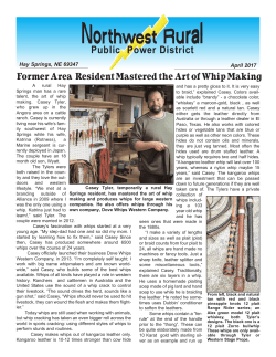 April 2017 - Northwest Rural Public Power District