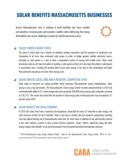 solar benefits massachusetts businesses