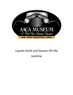 Liquids Solid and Gasses Oh My Jasmine