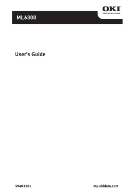 User`s Guide ML6300