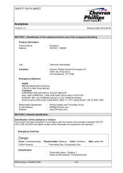 Acetylene - Chevron Phillips Chemical