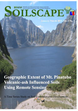 Geographic Extent of Mt. Pinatubo Volcanic