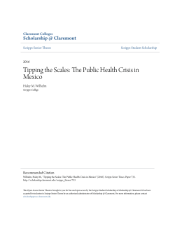 Tipping the Scales: The Public Health Crisis in Mexico