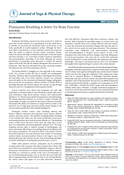Pranayama and Brain Function