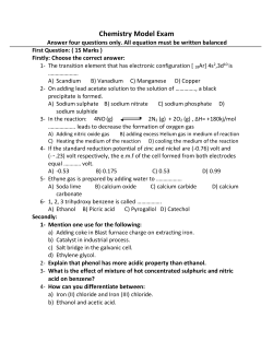 Chemistry Model Exam