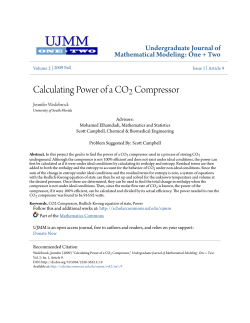 Calculating Power of a CO2 Compressor