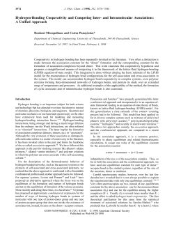 Hydrogen-Bonding Cooperativity and Competing Inter