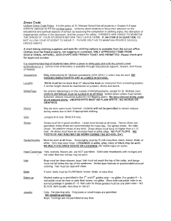Dress Code - St. Michael School | Findlay OH