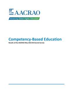 Competency-Based Education