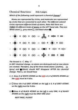 Chemical Reactions