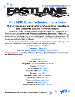 NJ LMSC Board Volunteer transitions