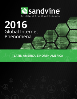 2016 - Global Internet Phenomena - Latin America