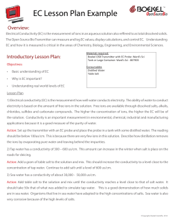 EC Lesson Plan Example