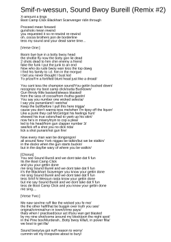 Smif-n-wessun, Sound Bwoy Bureill (Remix #2)